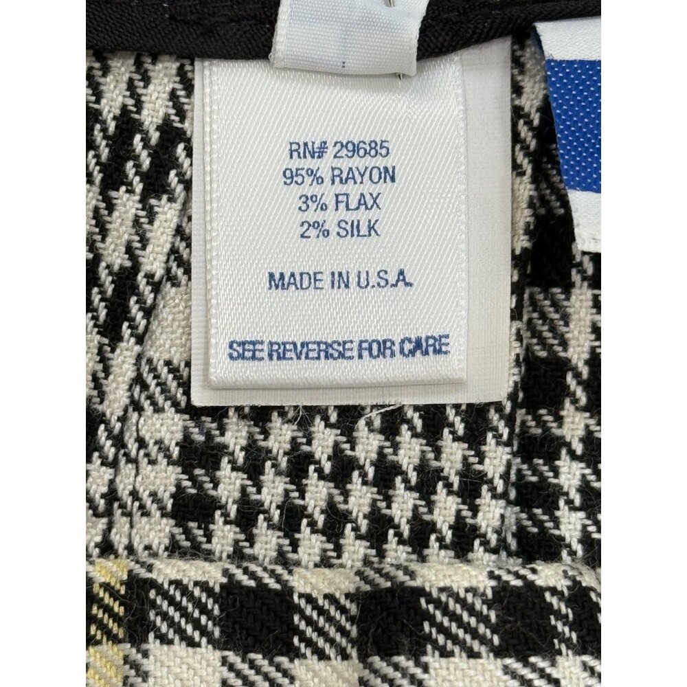 Pendleton Macduff Tartan Set of 2 Skirts Plaid Red Wool & White Black Size 8 - Picture 12 of 13